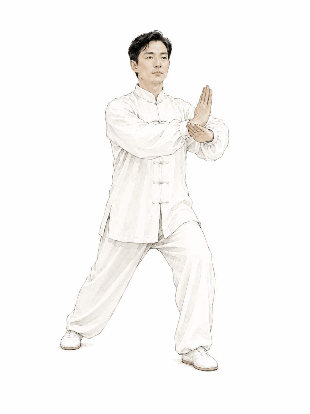 Press posture illustration