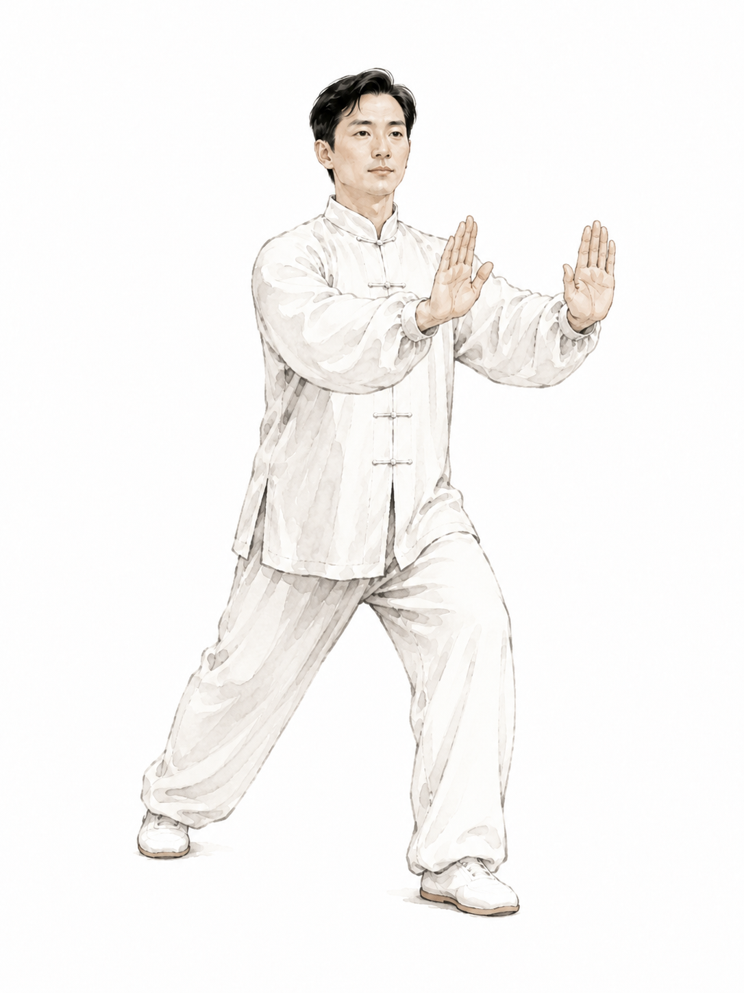 Push posture illustration